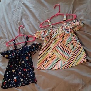 Crazy8 Toddler Off Shoulder Tops-2